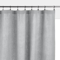 Штора Из 100 осветленного льна Onega 350 x 135 см серый LA REDOUTE INTERIEURS  фото, kupilegko.ru